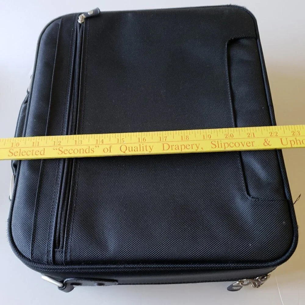 Dell Black Laptop Bag with Luggage Sleeve and Shoulder strap